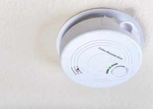 carbon monoxide detector detects leak